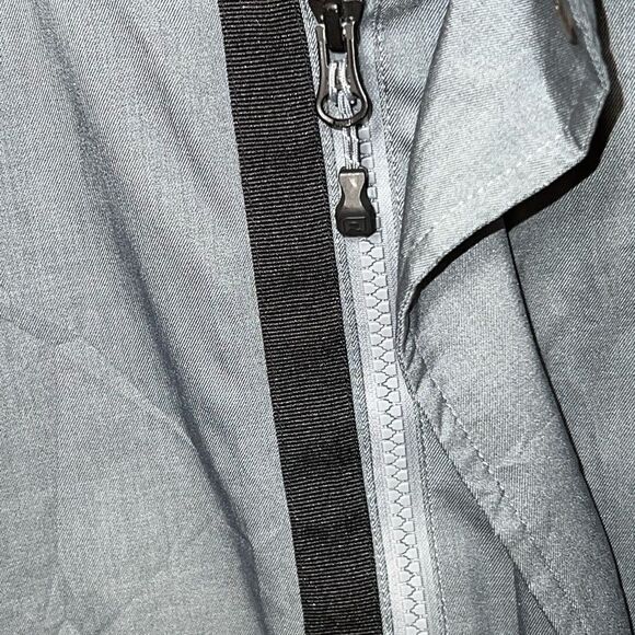 NWOT EMS Eastern Mountain Sports Mens Back Bay Rain Parka Grey Sz L - Picture 6 of 8